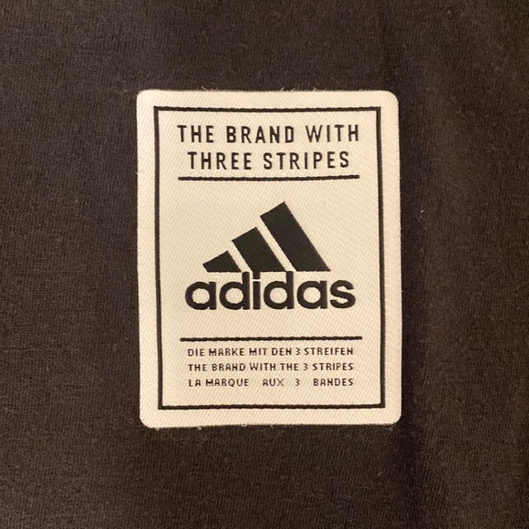 Adidas Shirt Black Mens Extra Large XL - Picture 2 of 5